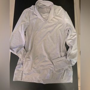 Very light purple yoga sweater